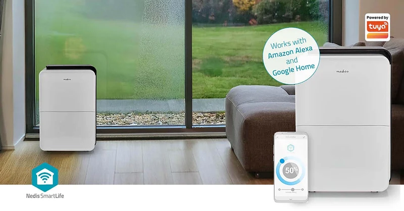 SmartLife Luchtontvochtiger Wi-Fi - 30 l/Dag - Ontvochtiging / Continu / Was drogen / Ventilatie
