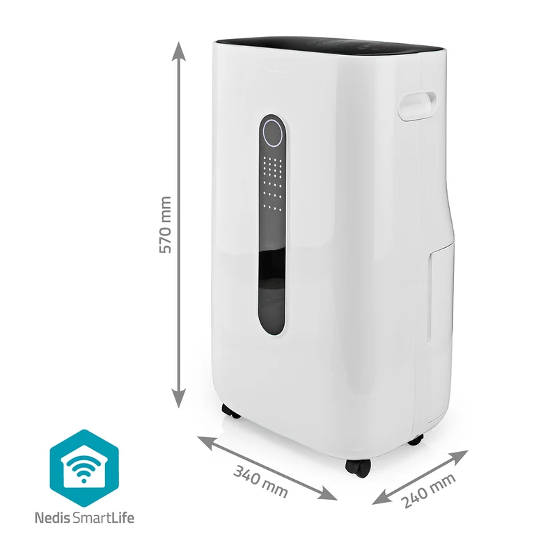 SmartLife Luchtontvochtiger Wi-Fi - 20 l/Dag - Ontvochtiging / Continu / Was drogen / Ventilatie