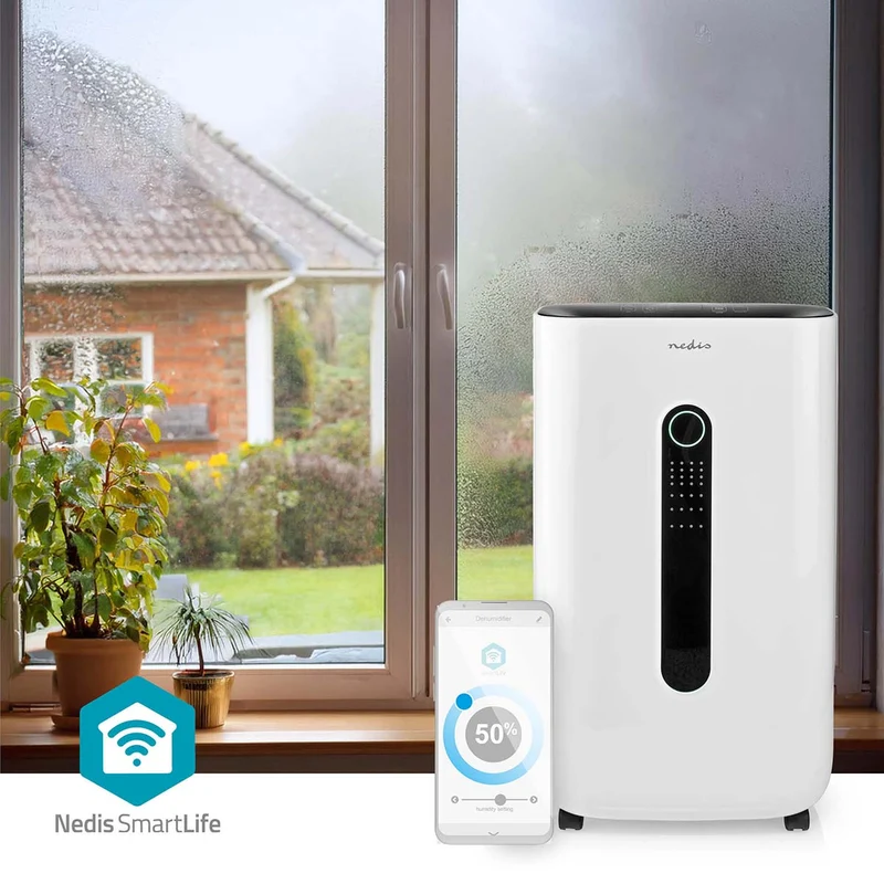 SmartLife Luchtontvochtiger Wi-Fi - 20 l/Dag - Ontvochtiging / Continu / Was drogen / Ventilatie