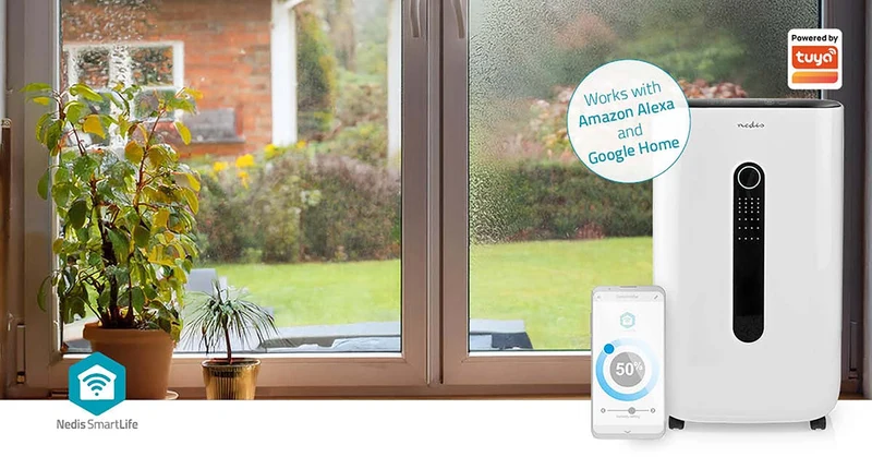 SmartLife Luchtontvochtiger Wi-Fi - 20 l/Dag - Ontvochtiging / Continu / Was drogen / Ventilatie