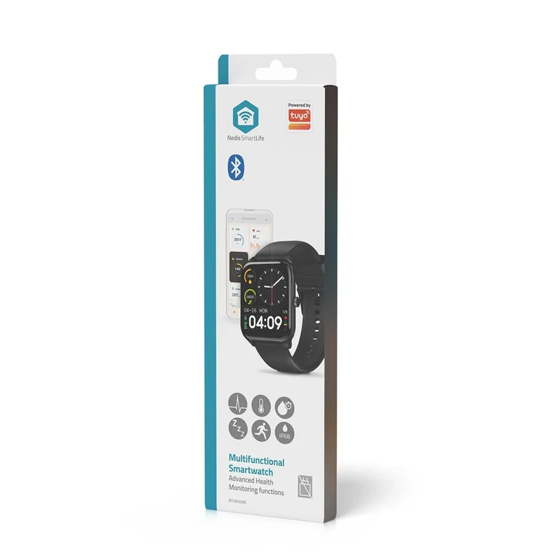 SmartLife-horloge 1.69" - LCD - IP68