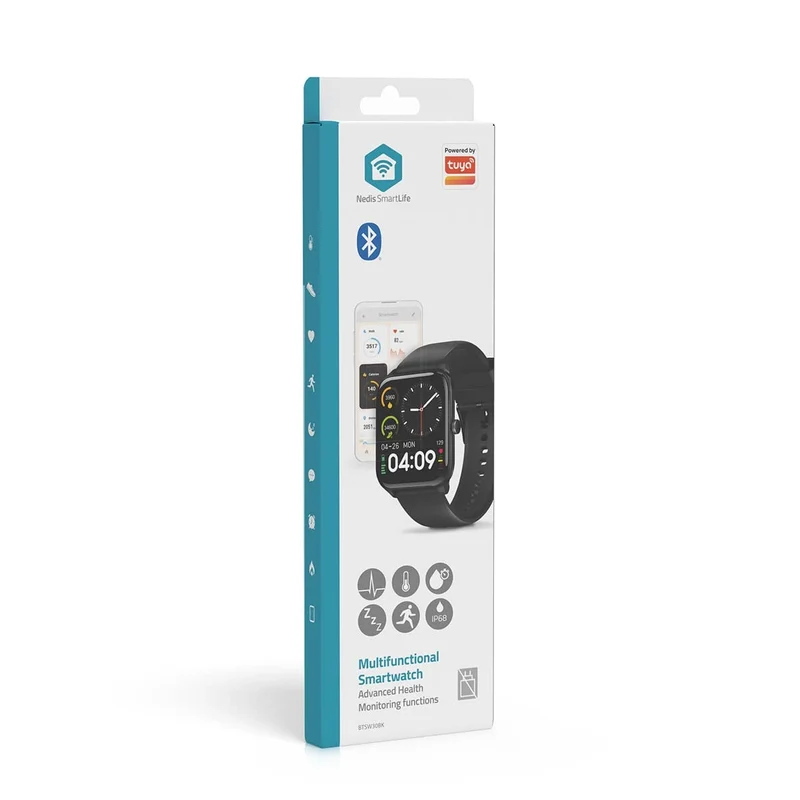 SmartLife-horloge 1.69" - LCD - IP68