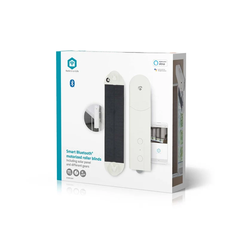 SmartLife Gordijnrobot Kabelsysteem - Paneelgordijnen / Rolgordijnen / Vouwgordijnen - Netvoeding / Solar Powered