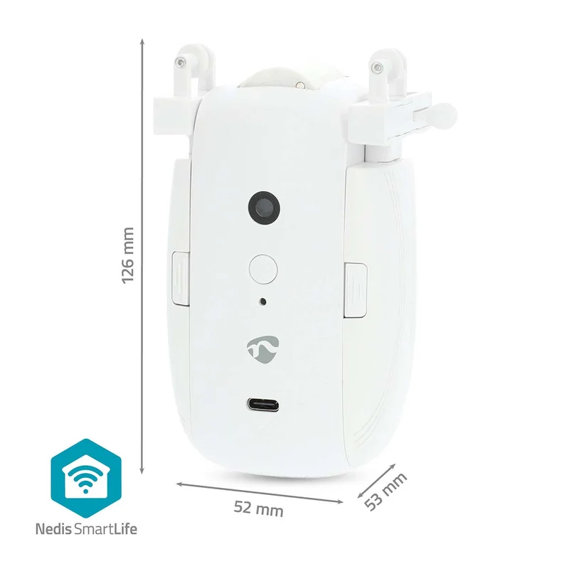 SmartLife Gordijnrobot I Rail / U Rail - Gordijnen - Batterij Gevoed / USB Gevoed