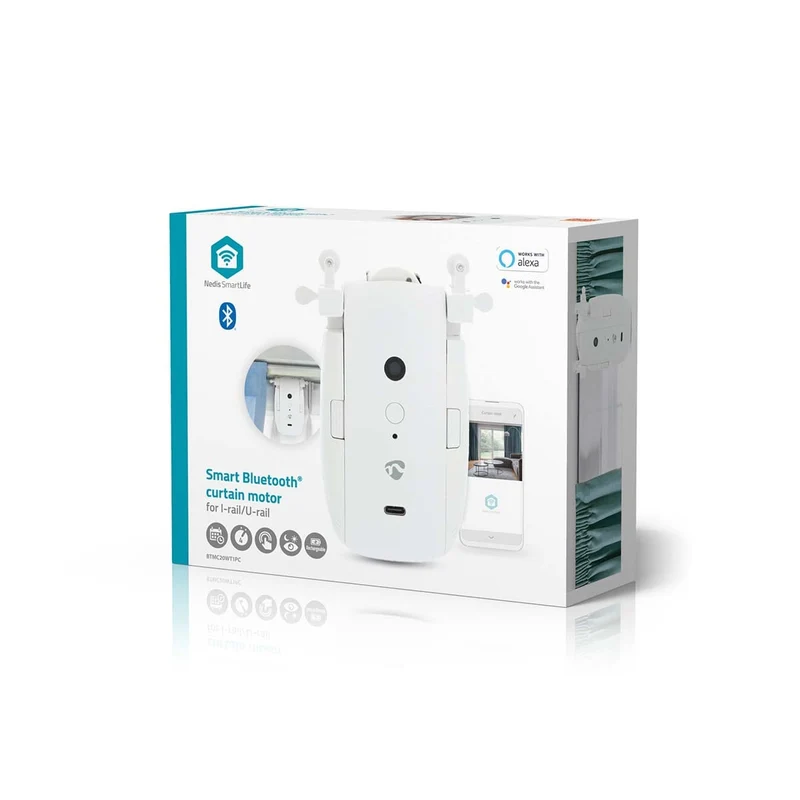 SmartLife Gordijnrobot I Rail / U Rail - Gordijnen - Batterij Gevoed / USB Gevoed