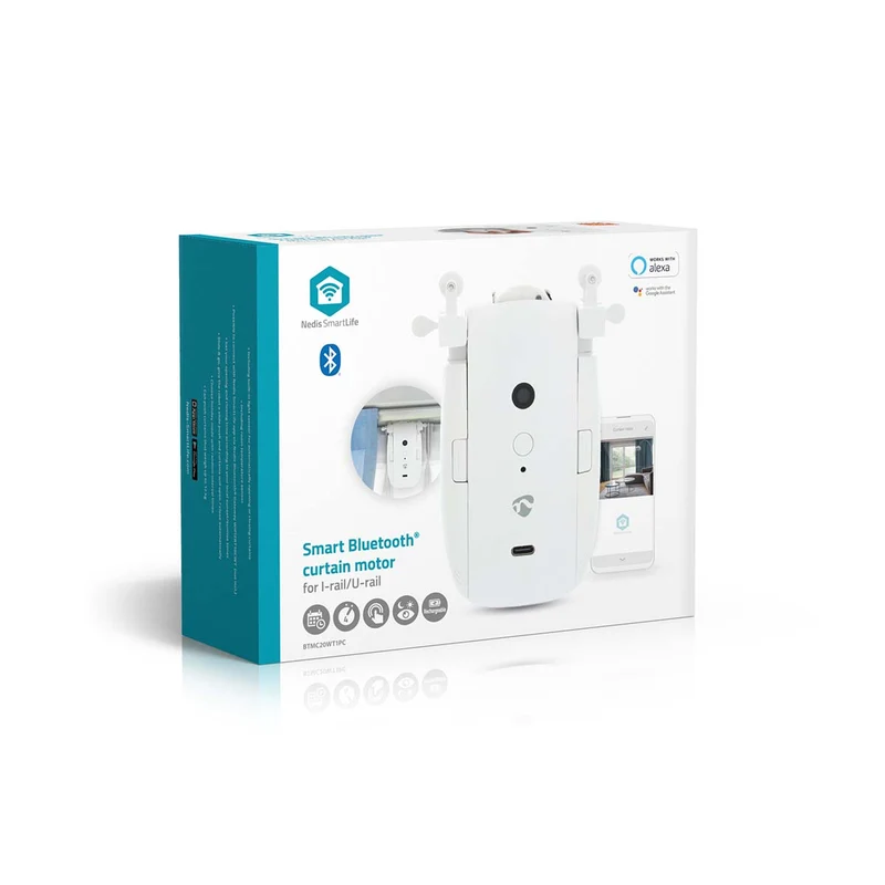 SmartLife Gordijnrobot I Rail / U Rail - Gordijnen - Batterij Gevoed / USB Gevoed