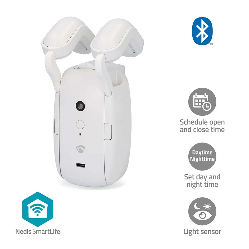 SmartLife Gordijnrobot Roede - Gordijnen - Batterij Gevoed / USB Gevoed