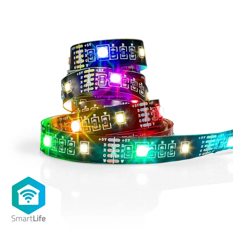 SmartLife LED Strip Bluetooth® - RGB / Warm Wit - SMD