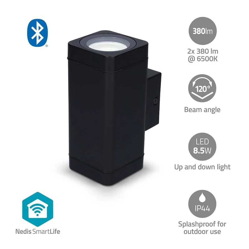 Smartlife Buitenlamp 760 lm - Bluetooth® - 8.5W