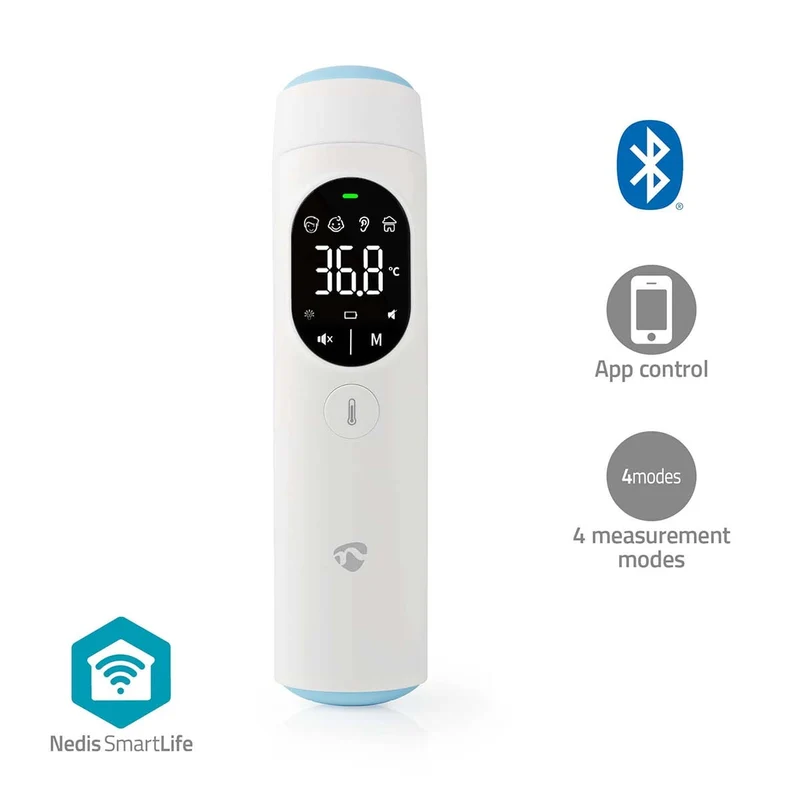 SmartLife Infrarood Thermometer Oor / Voorhoofd - LED - Wit