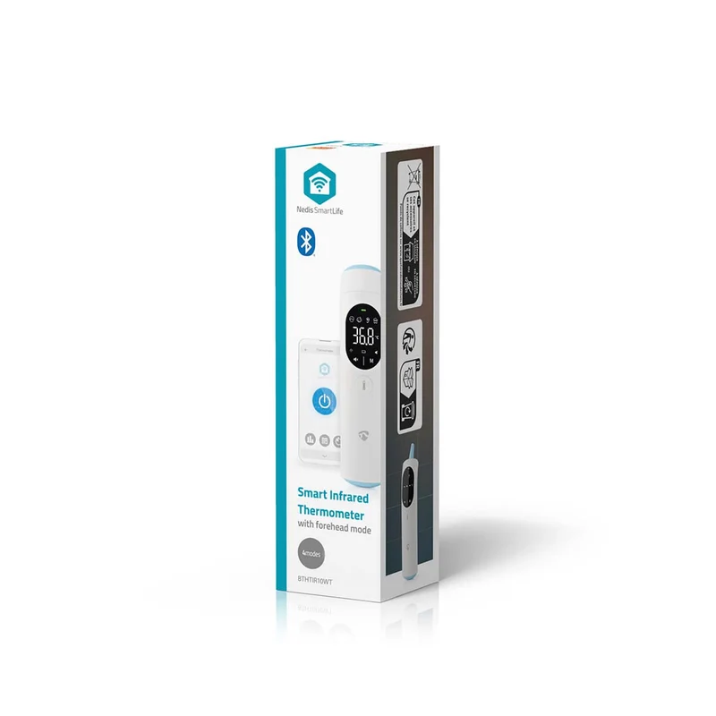 SmartLife Infrarood Thermometer Oor / Voorhoofd - LED - Wit