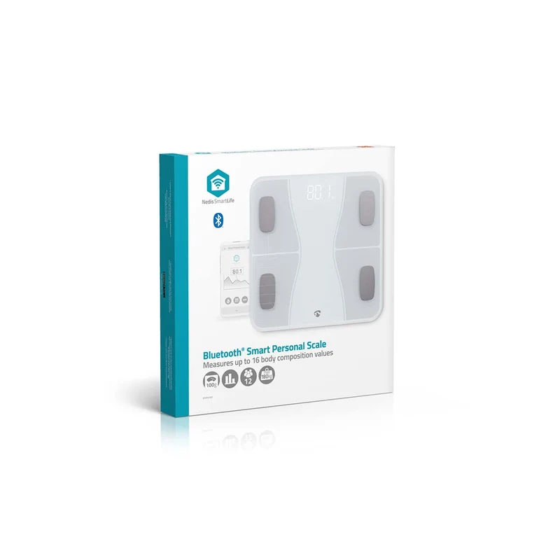 SmartLife Personenweegschaal Bluetooth® - BMI / BMR / Botten / Gewicht / Spieren / Vet / Water - 12