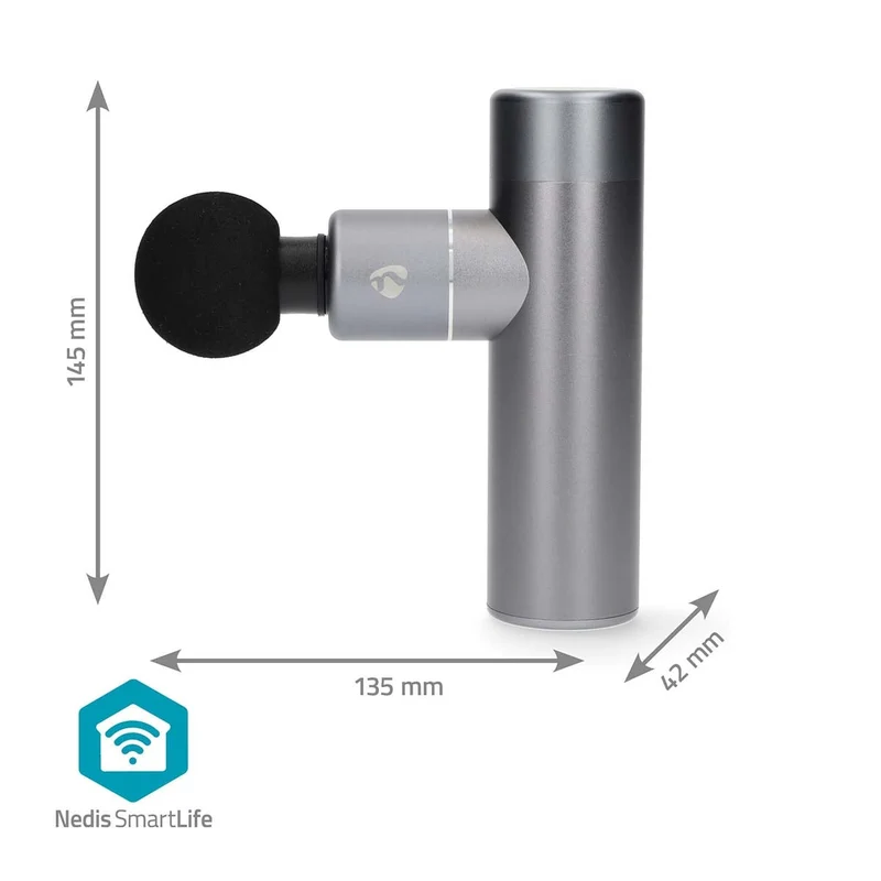 SmartLife Sportmassagepistool Bluetooth® - Batterij Gevoed - Oplaadbaar
