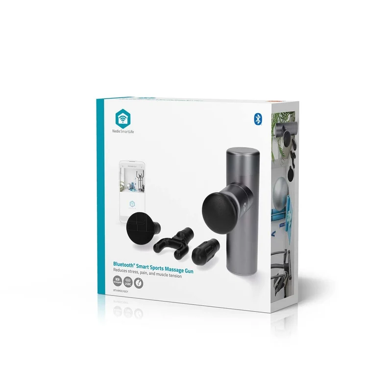 SmartLife Sportmassagepistool Bluetooth® - Batterij Gevoed - Oplaadbaar