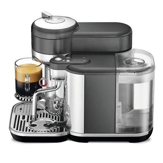 Sage Nespresso Vertuo Capsule Machine, Black & Stainless Steel