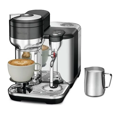 Sage Nespresso Vertuo Capsule Machine, Black & Stainless Steel