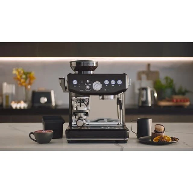 Sage Barista Express Impress SES876BTR Espresso Machine, Black