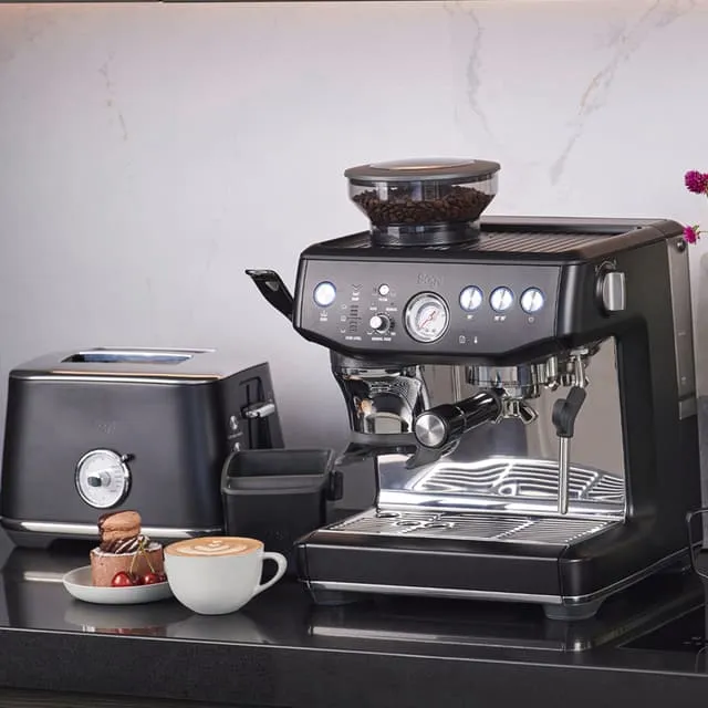 Sage Barista Express Impress SES876BTR Espresso Machine, Black