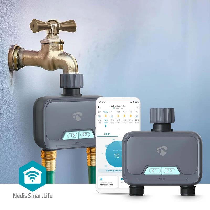 SmartLife Water Control Bluetooth® - Batterij Gevoed - IP54