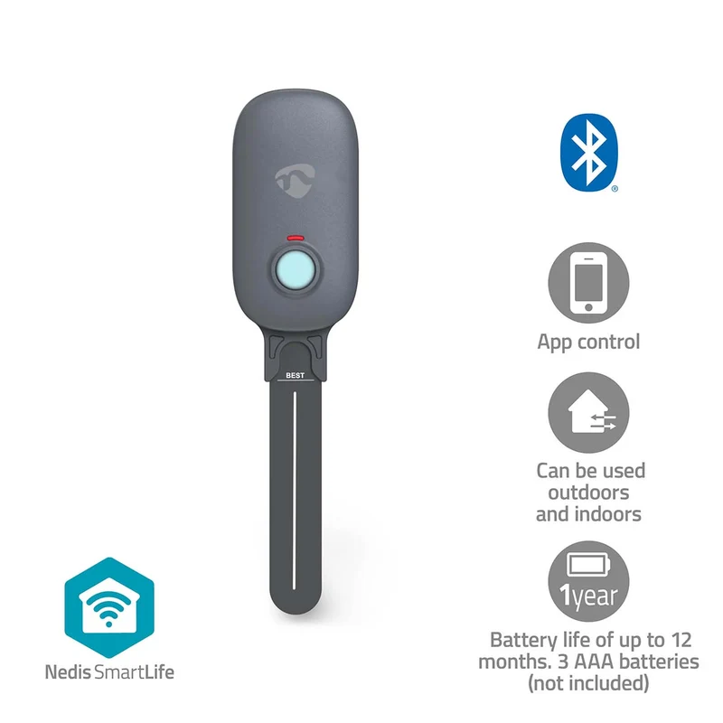 SmartLife Bodemvochtmeter Bluetooth® - Batterij Gevoed - IP55