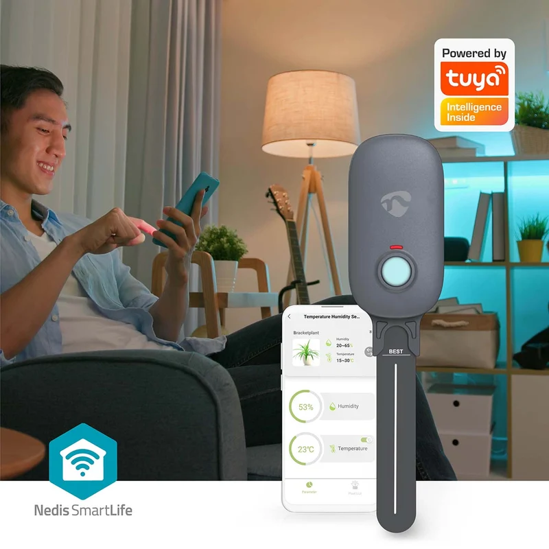 SmartLife Bodemvochtmeter Bluetooth® - Batterij Gevoed - IP55