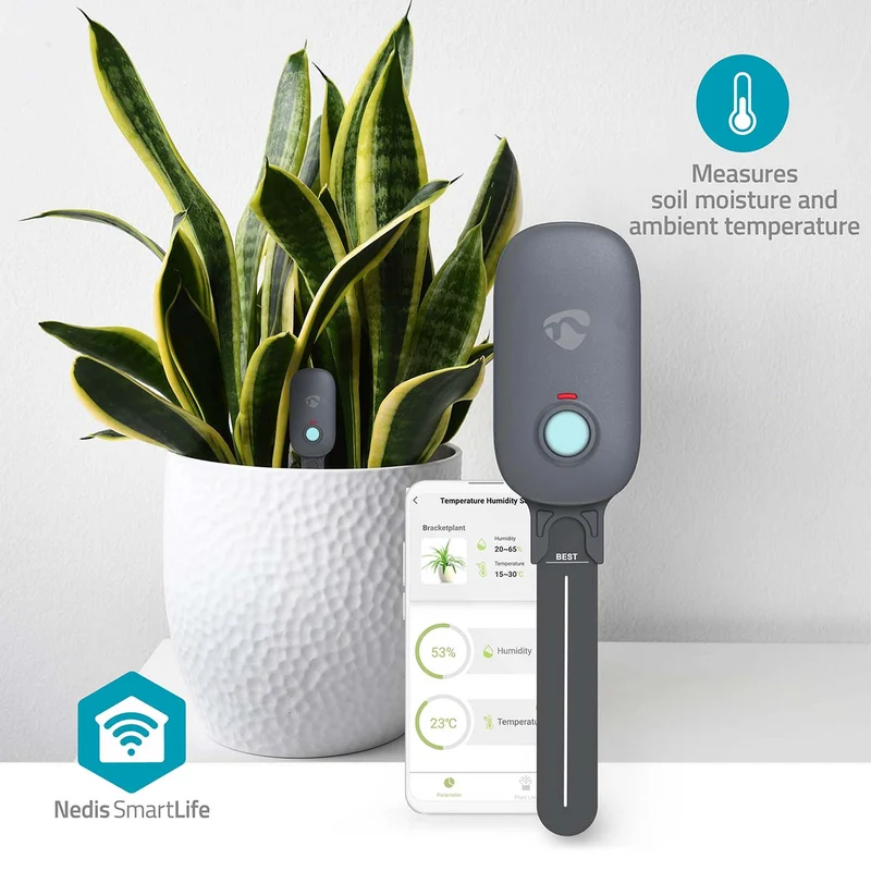 SmartLife Bodemvochtmeter Bluetooth® - Batterij Gevoed - IP55