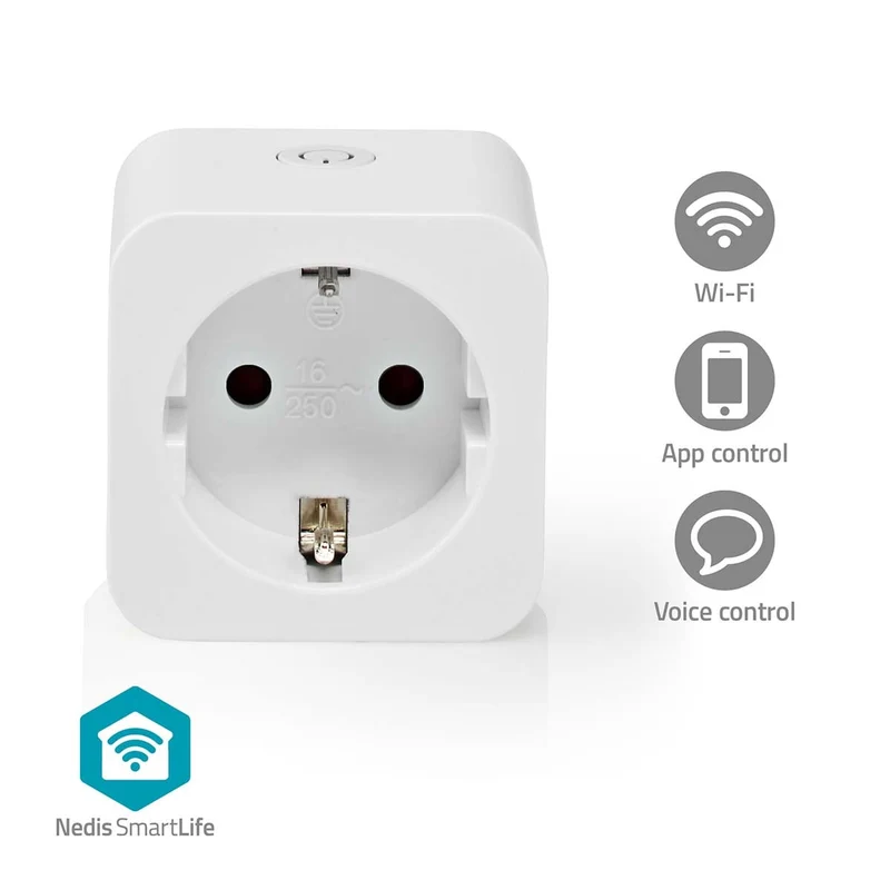 SmartLife Slimme Stekker Wi-Fi - IP21 - Energiemeter