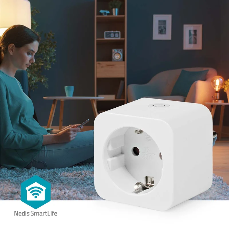 SmartLife Slimme Stekker Wi-Fi - IP21 - Energiemeter