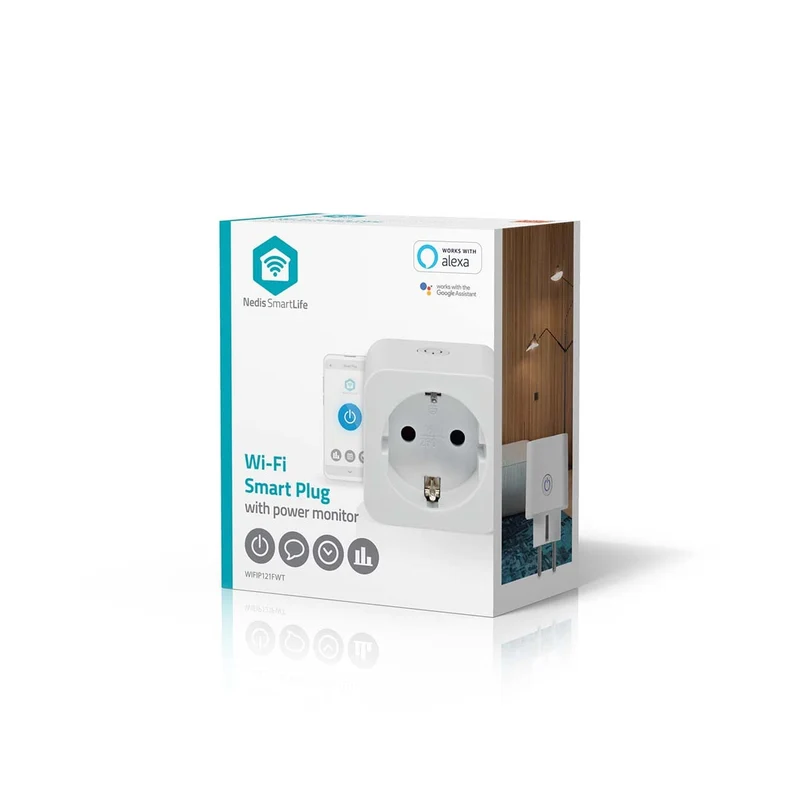 SmartLife Slimme Stekker Wi-Fi - IP21 - Energiemeter