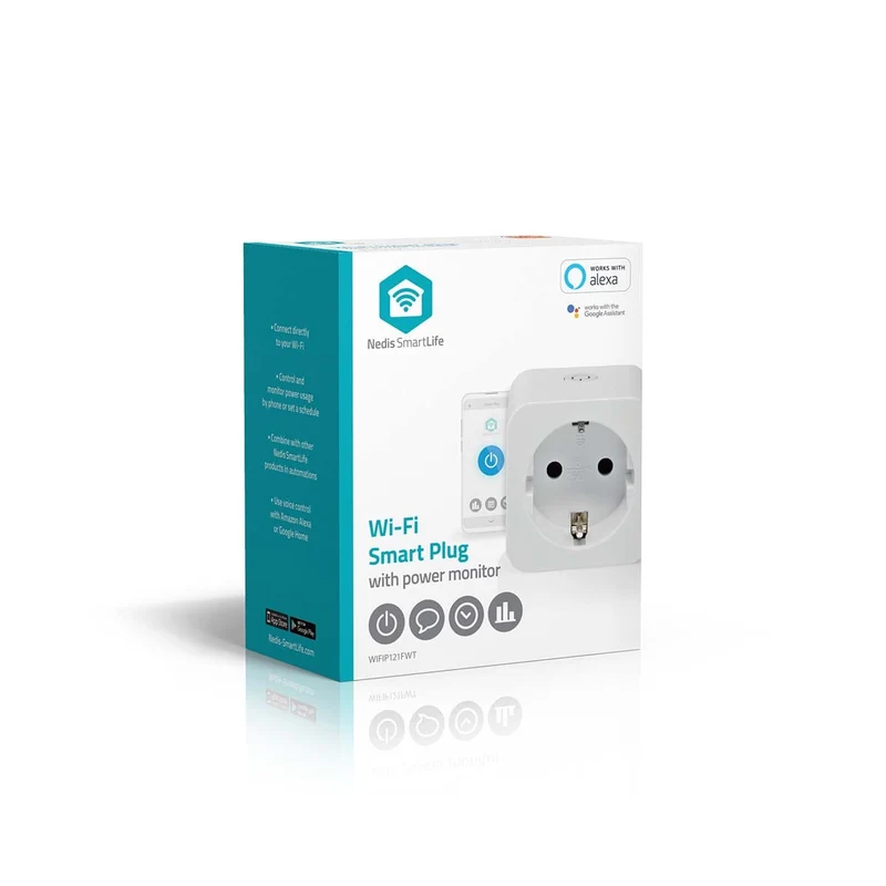 SmartLife Slimme Stekker Wi-Fi - IP21 - Energiemeter