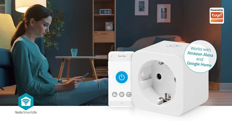SmartLife Slimme Stekker Wi-Fi - IP21 - Energiemeter