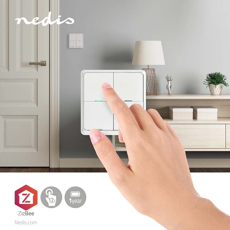 SmartLife Wandschakelaar Zigbee 3.0 - Muurmontage - Android™ / IOS