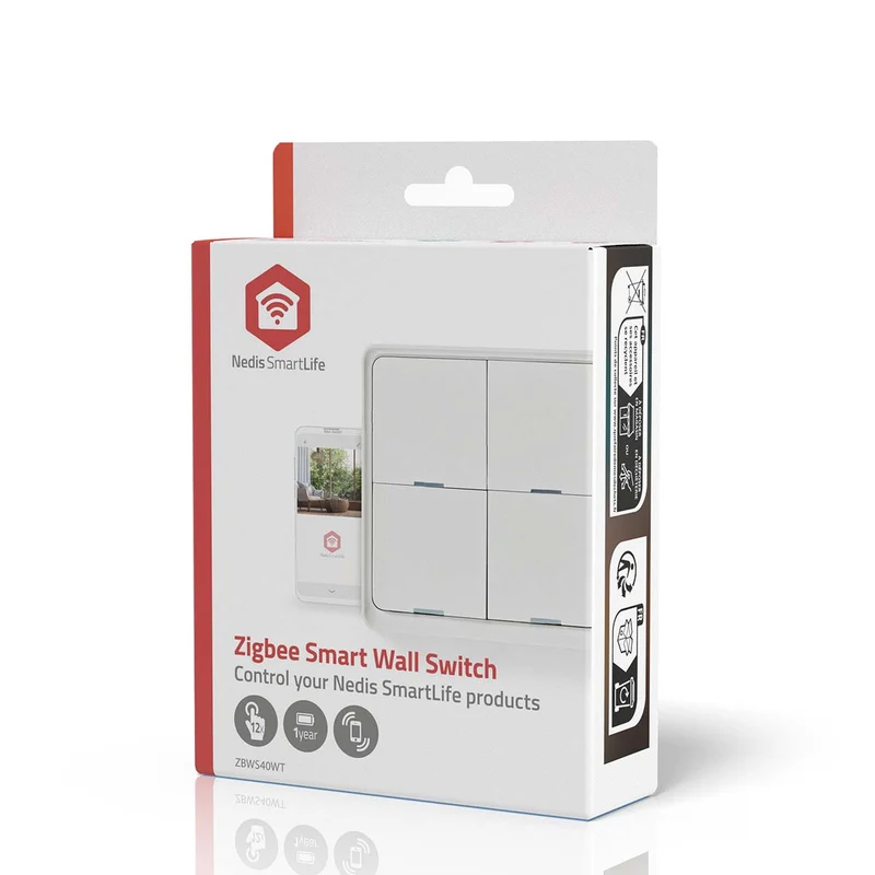 SmartLife Wandschakelaar Zigbee 3.0 - Muurmontage - Android™ / IOS