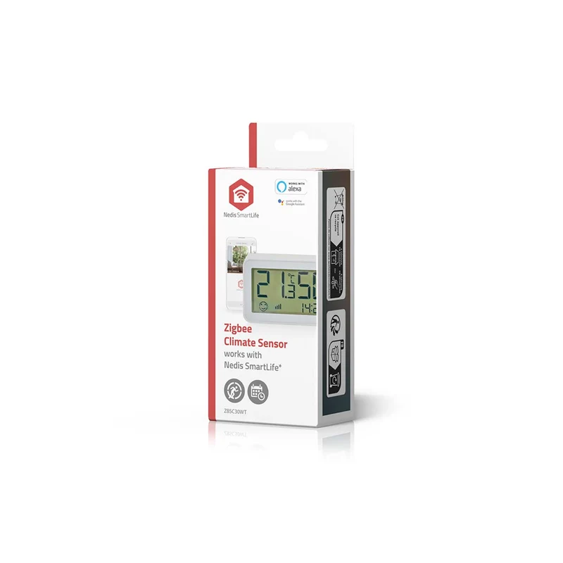 SmartLife Klimaatsensor Zigbee 3.0 - Batterij Gevoed - Android™ / IOS