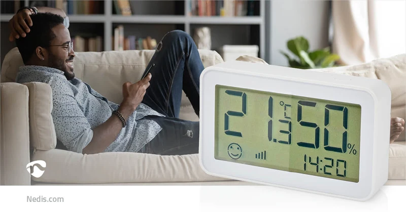 SmartLife Klimaatsensor Zigbee 3.0 - Batterij Gevoed - Android™ / IOS