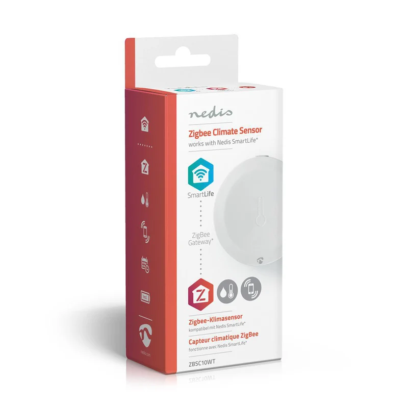 SmartLife Klimaatsensor Zigbee 3.0 - Batterij Gevoed - Android™ / IOS
