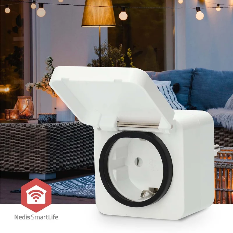 SmartLife Slimme Stekker Zigbee 3.0 - IP44 - Energiemeter