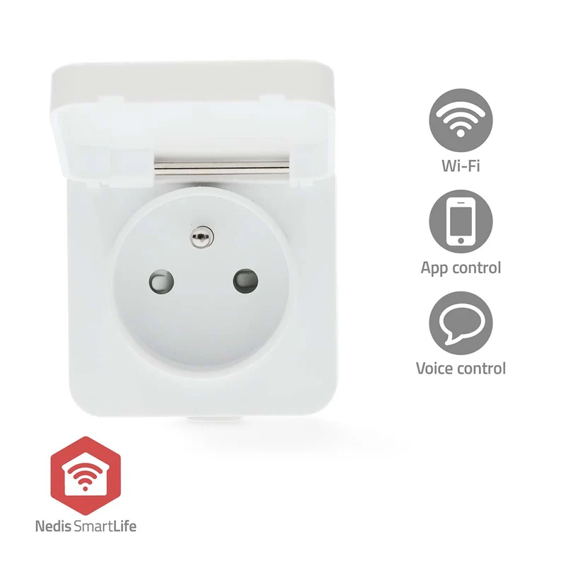 SmartLife Slimme Stekker Zigbee 3.0 - IP44 - Energiemeter
