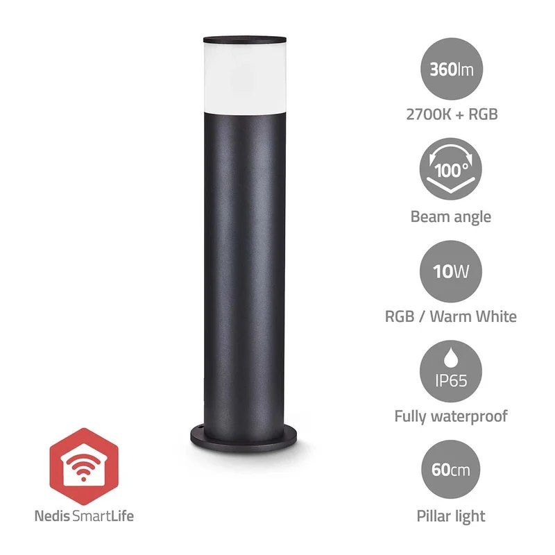 Smartlife Buitenlamp 360 lm - Zigbee 3.0 - 10 + 4W