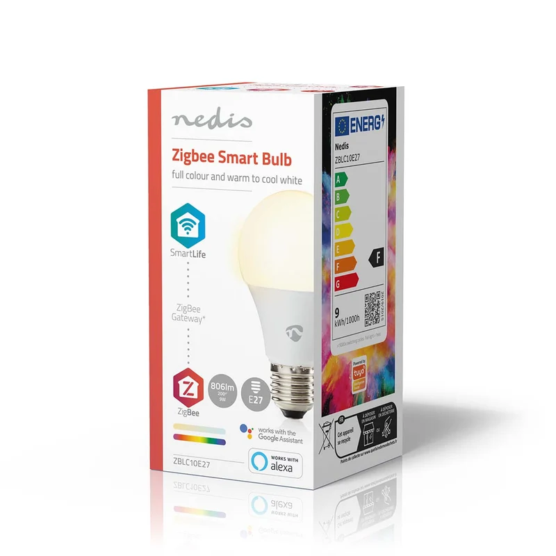 SmartLife Multicolour Lamp Zigbee 3.0 - E27 - 806 lm