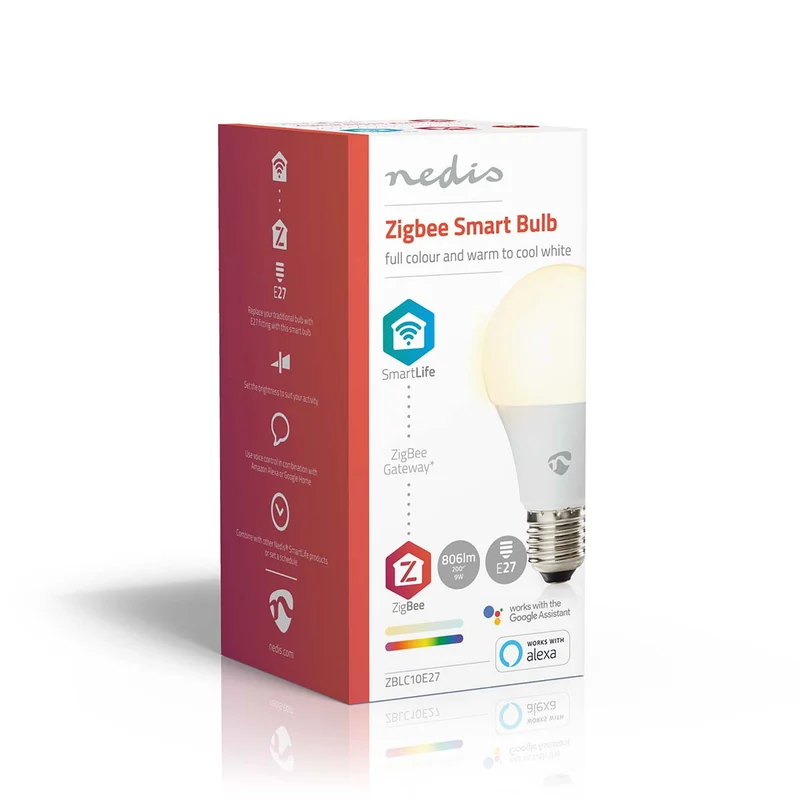 SmartLife Multicolour Lamp Zigbee 3.0 - E27 - 806 lm