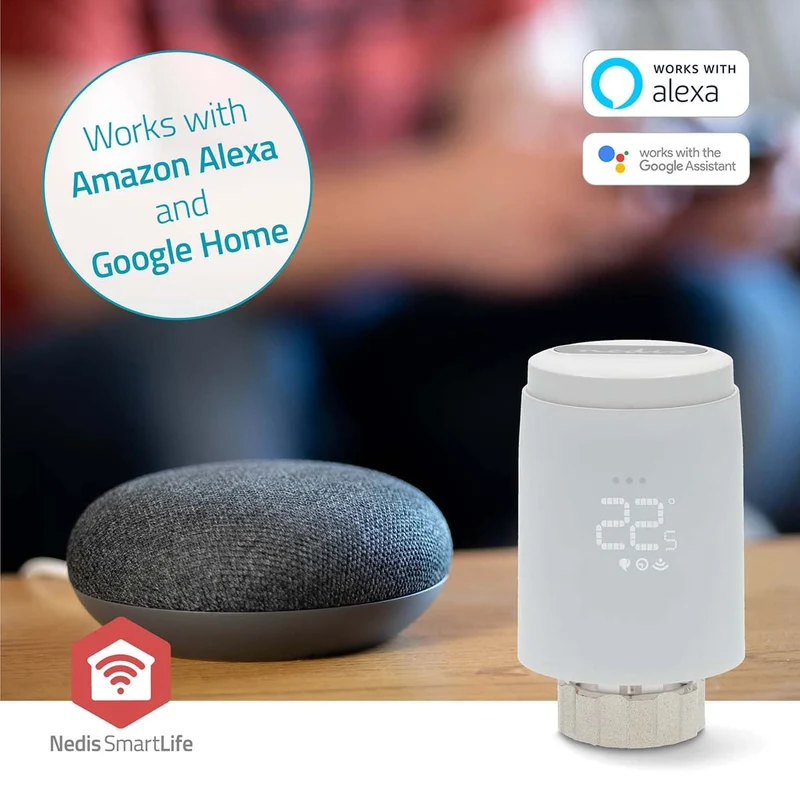 SmartLife Radiatorbediening Zigbee 3.0 - Batterij Gevoed - LED