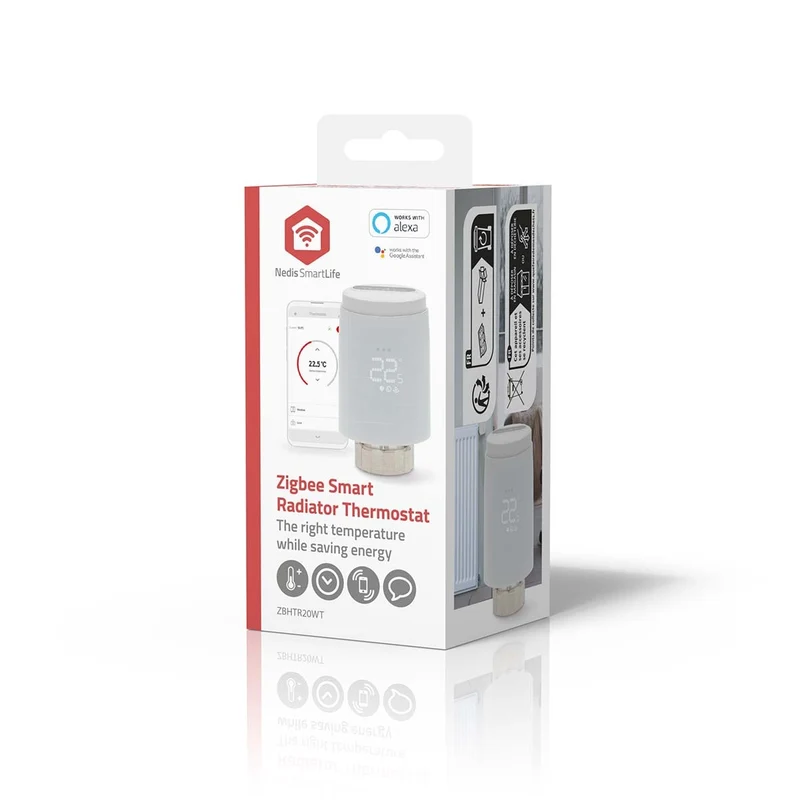 SmartLife Radiatorbediening Zigbee 3.0 - Batterij Gevoed - LED