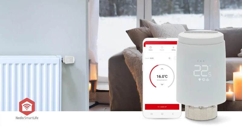 SmartLife Radiatorbediening Zigbee 3.0 - Batterij Gevoed - LED
