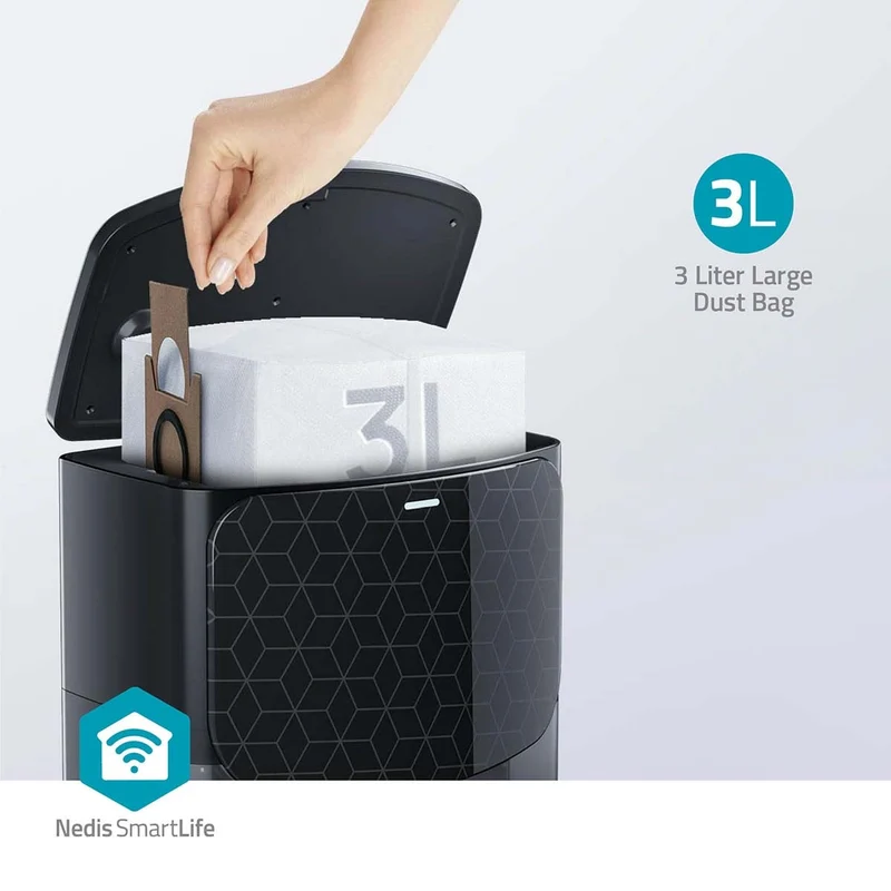 SmartLife Robotstofzuiger Navigatiemethode: Laser navigatie - Wi-Fi - Capaciteit opvangreservoir: 0.6l