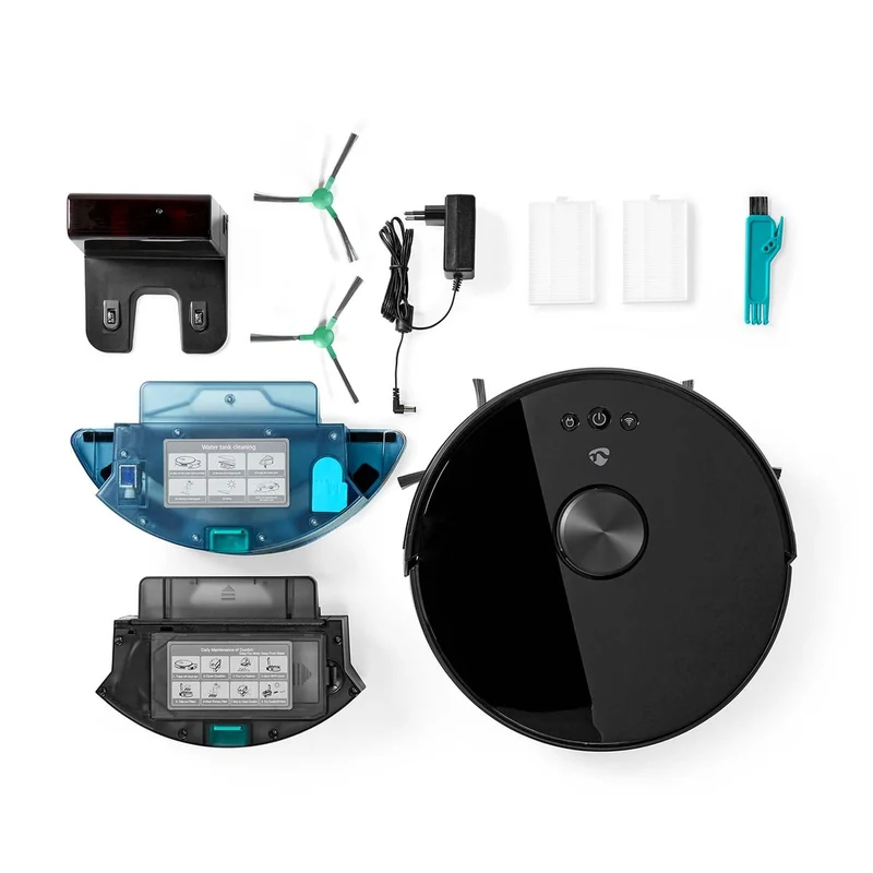 SmartLife Robotstofzuiger Navigatiemethode: Laser navigatie - Wi-Fi - Capaciteit opvangreservoir: 0.6l