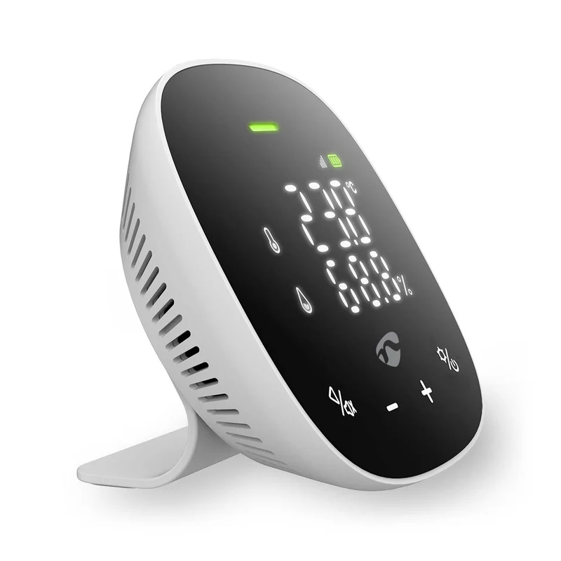 SmartLife Luchtkwaliteitsmonitor Wi-Fi - Display - Koolstofdioxide (CO2) / Temperatuur / Vochtigheid