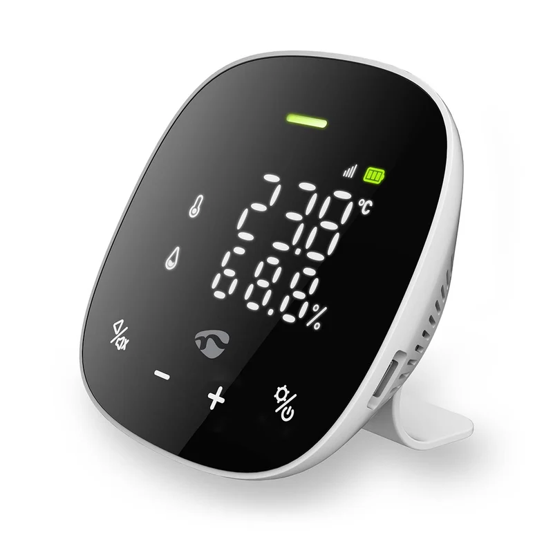 SmartLife Luchtkwaliteitsmonitor Wi-Fi - Display - Koolstofdioxide (CO2) / Temperatuur / Vochtigheid