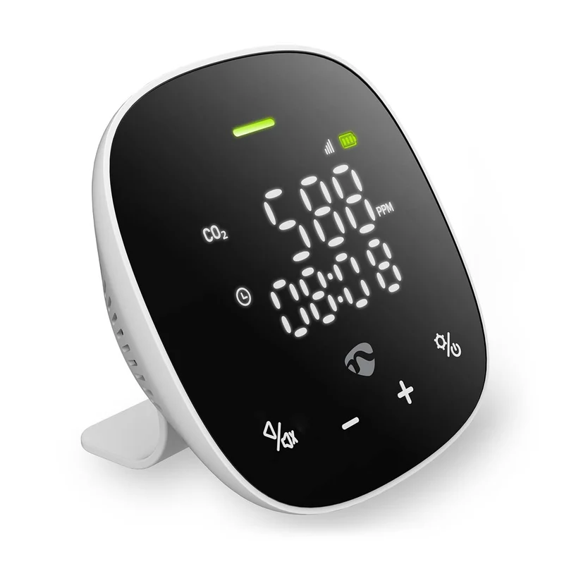 SmartLife Luchtkwaliteitsmonitor Wi-Fi - Display - Koolstofdioxide (CO2) / Temperatuur / Vochtigheid