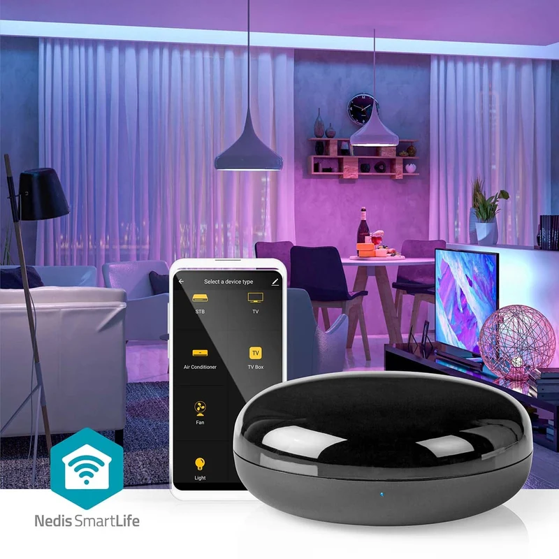 SmartLife IR Afstandsbediening Wi-Fi - Universeel - Signaalbereik: 5m